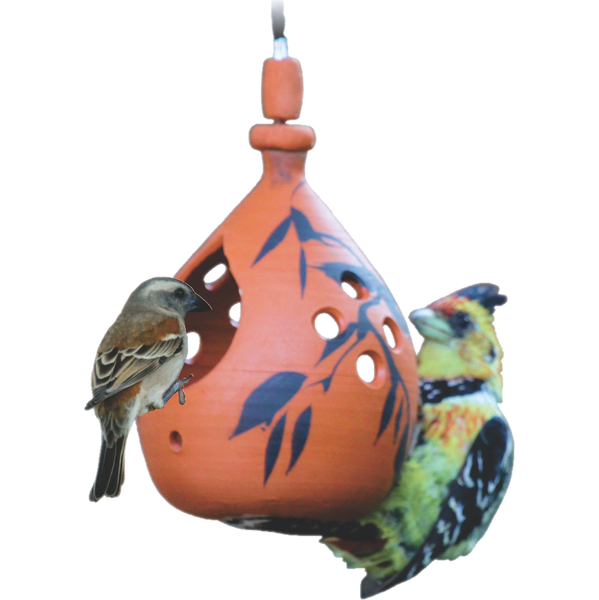 Terracotta Barbet Feeder